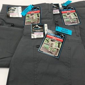 Denali 38-32 Lot of 3. Technical Stretch Pants Dusty Gray Flex Waist